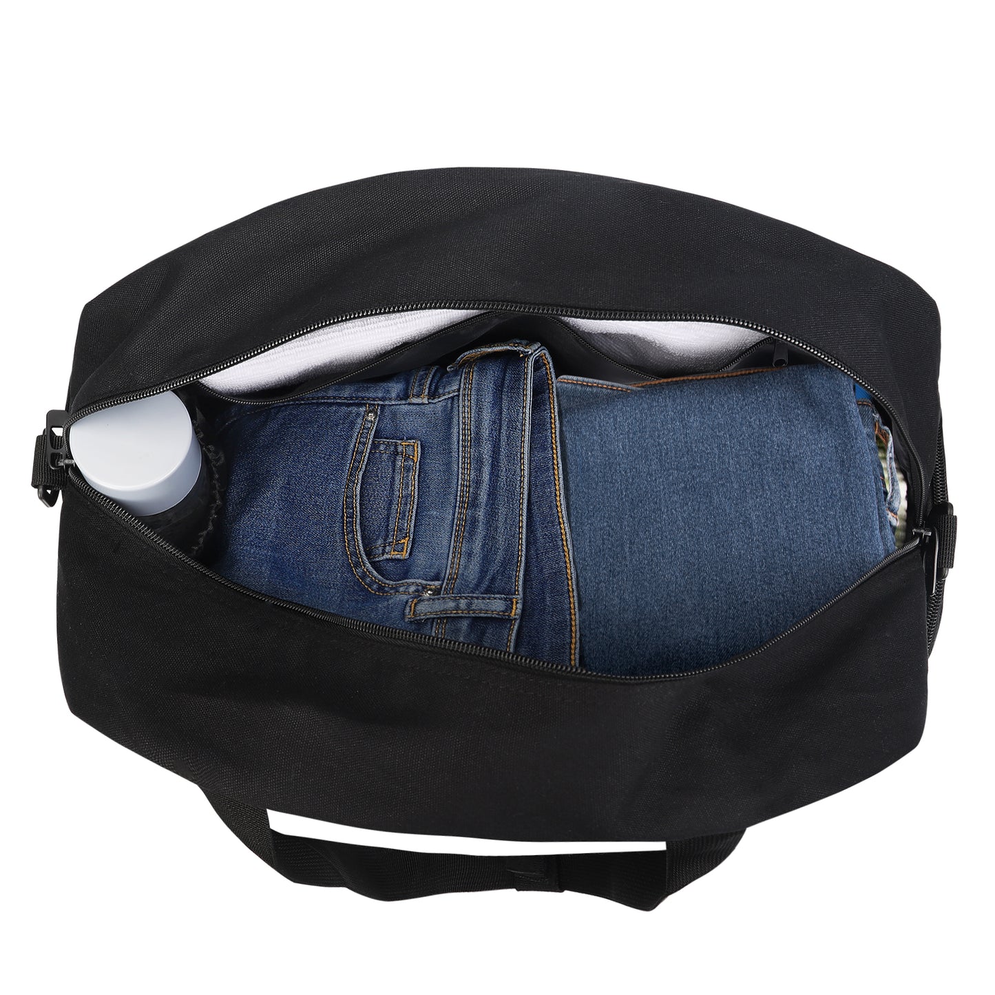 Rose floral skull Travel Luggage Bag