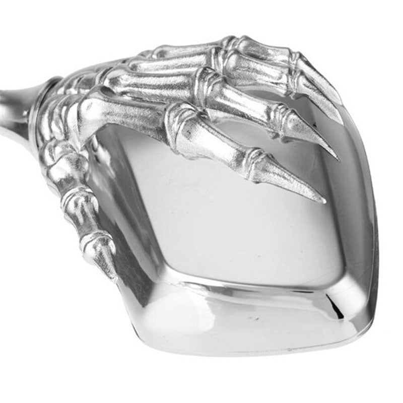 2pcs! Universal Motorcycle Side Rear View Mirrors Pair Chrome SKELETON Skull HAND Claw 8mm 10mm Motorbike Rearview Mirror