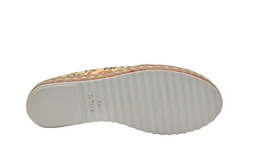 Women Shoes Sugar Skull Design Beige Espadrille Cover Dia de Los Muertos