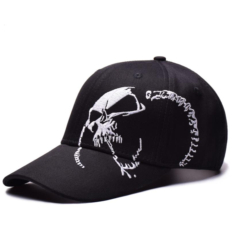 High Quality Baseball Cap Unisex Sports Leisure Hats Skull Embroidery Hip Hop Cap For Men and Women Snapback Caps