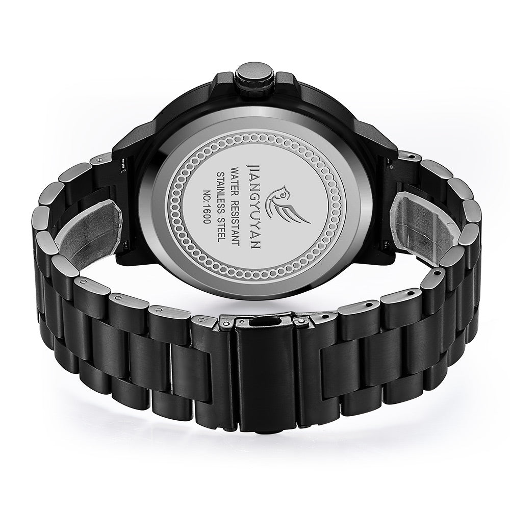 3D Black Watch Pirate Skull Style Quartz Men Watches Brand Men Military steel Men Sports Watch Waterproof Relogio Masculino