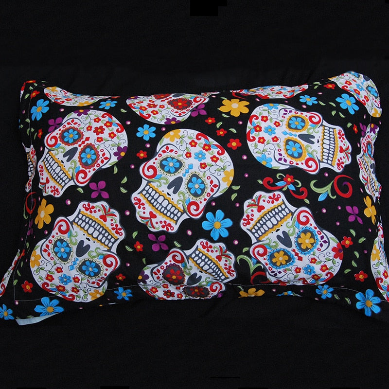 3D Skull duvet cover Halloween Sugar Skull Bedding Set