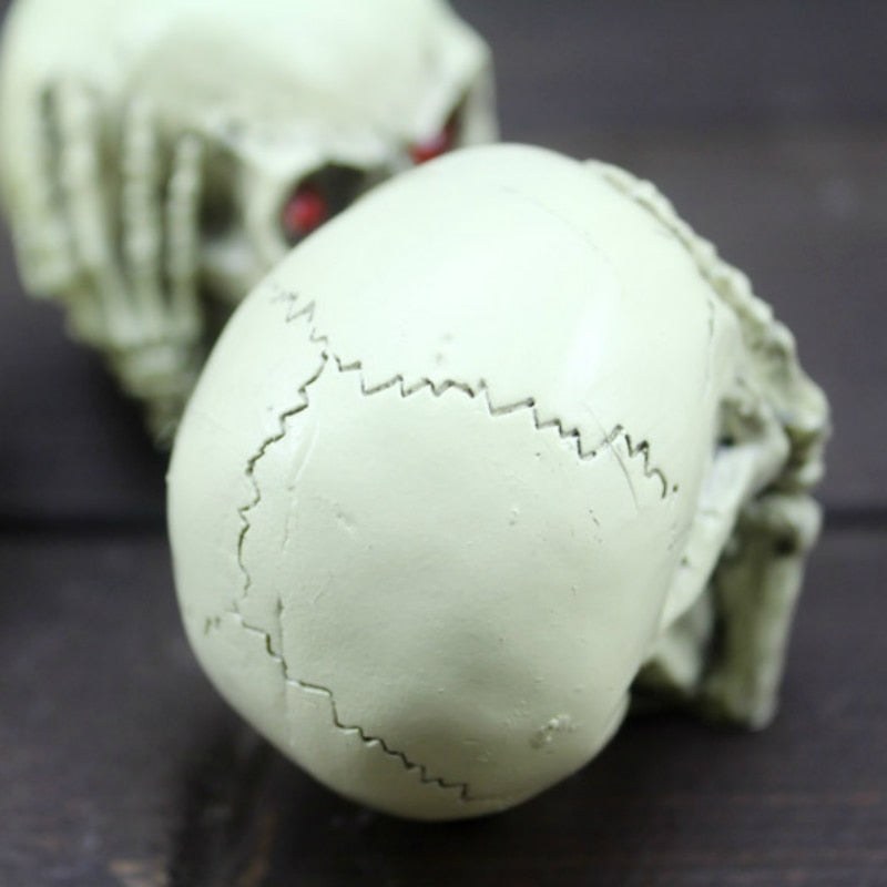 3pcs/set Terror Skeleton Art Skull Statue Sculpture Resin