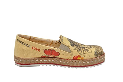 Women Shoes Sugar Skull Design Beige Espadrille Cover Dia de Los Muertos