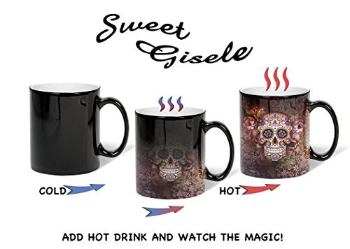 Sugar Skull Ceramic Mug 11 Fl. Oz