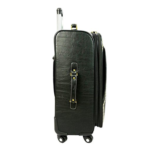 Sugar Skull Collection 3 PC Luggage Set - Coffee