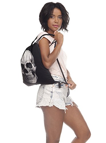 Ababalaya 3D Print Drawstring Backpack Rucksack Shoulder Bags Gym Bag