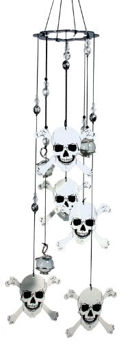 Spoontiques Skull and Crossbones Wind Chime