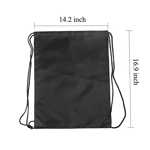 Sport Gym Drawstring Backpack Tote Cinch Sack - Day Of The Dead Sugar Skull Drawstring Rucksack, Large Size Lightweight Waterproof Tote Cinch Sack + Cash Case Handbag