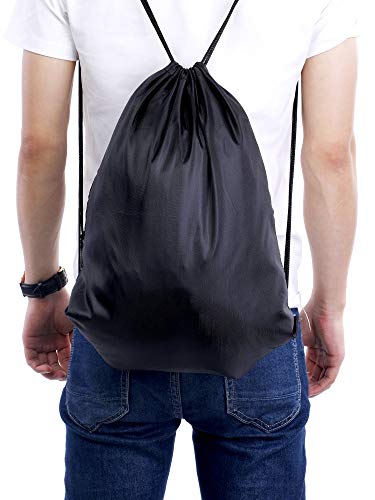 Sport Gym Drawstring Backpack Tote Cinch Sack - Day Of The Dead Sugar Skull Drawstring Rucksack, Large Size Lightweight Waterproof Tote Cinch Sack + Cash Case Handbag