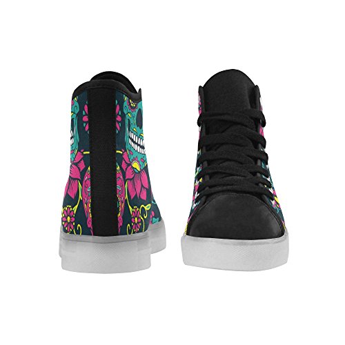 Skulls And Bones Light Up Women's Shoes Flashing Sneakers
