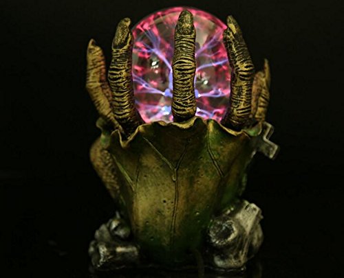 Halloween Plasma Skull Ball Light , Skull Ornaments Resin Home Decoration,