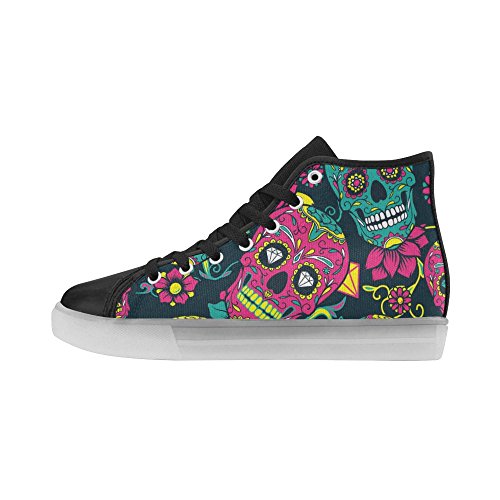 Skulls And Bones Light Up Women's Shoes Flashing Sneakers