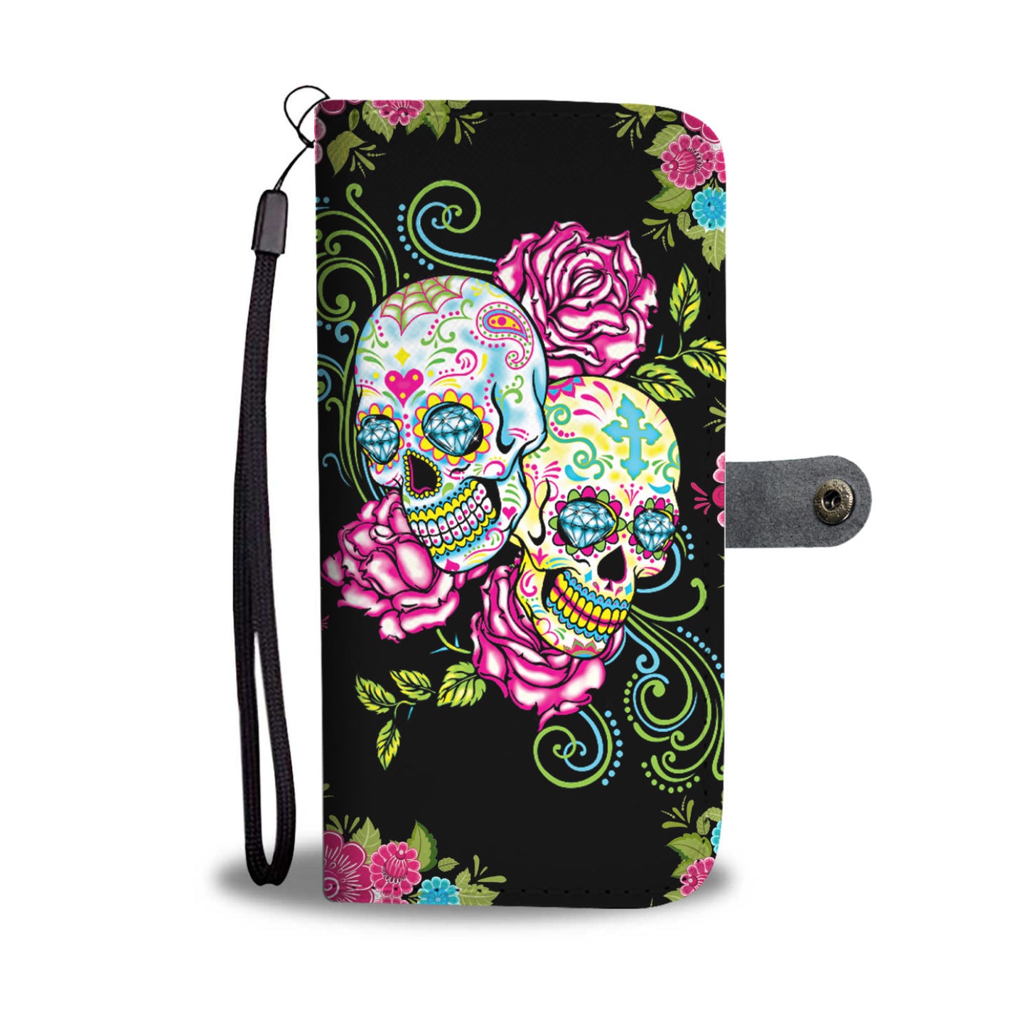 Sugar Skull day of the dead wallet