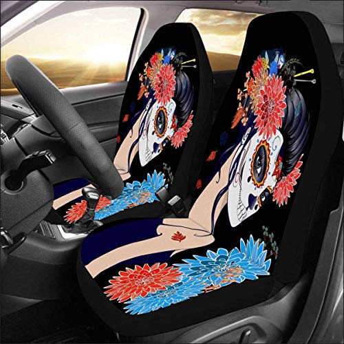 Statue of Liberty Manhattan Skyline Stars Car Seat Covers Protector Set