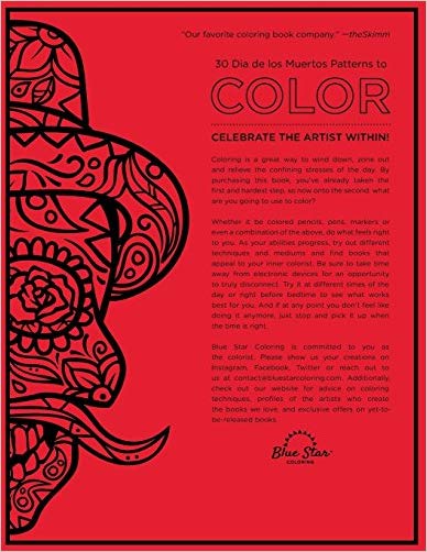 Dia De Los Muertos: Day of the Dead and Sugar Skull Coloring Book