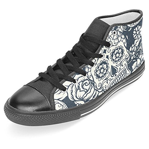 Women's High Top Classic Casual Canvas Fashion Shoes Trainers Lace Up Sneakers