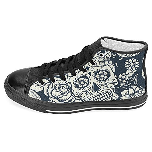 Women's High Top Classic Casual Canvas Fashion Shoes Trainers Lace Up Sneakers