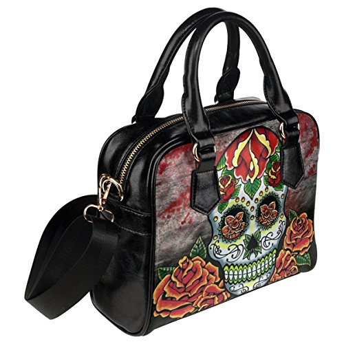 Unique Leather Tote Shoulder Bag Handbag Gift for Women Girls