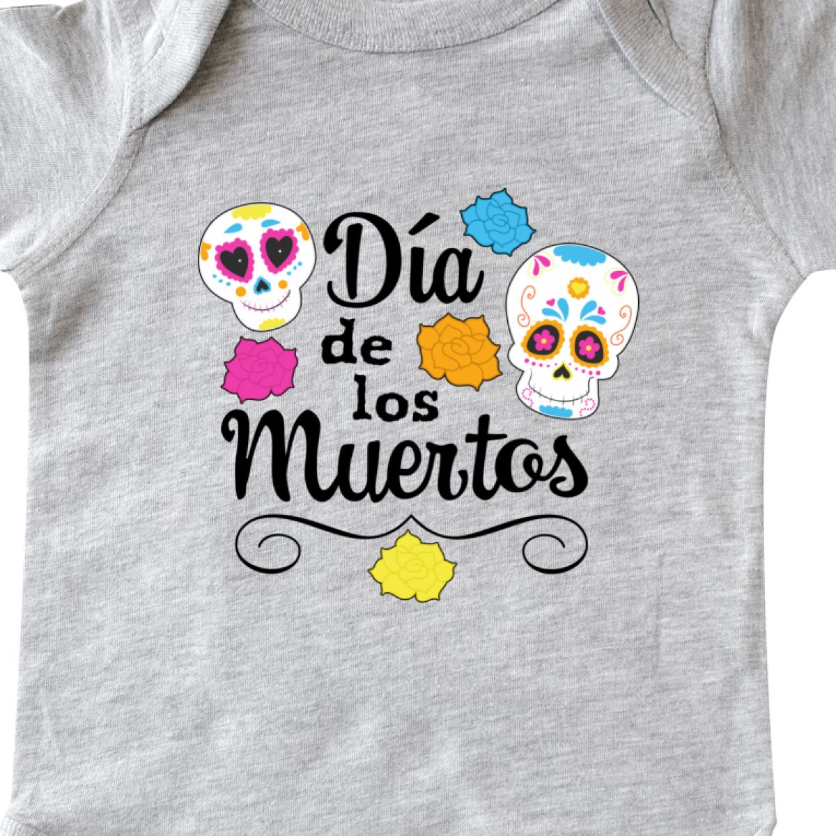 Día De Los Muertos- Day Of The Dead Sugar Skulls Infant Creeper Party