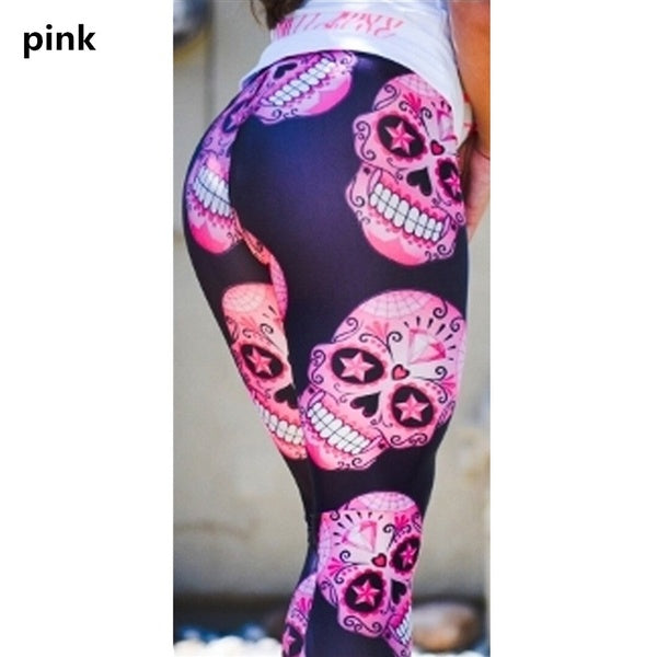 Sugar skull yoga pants leggings
