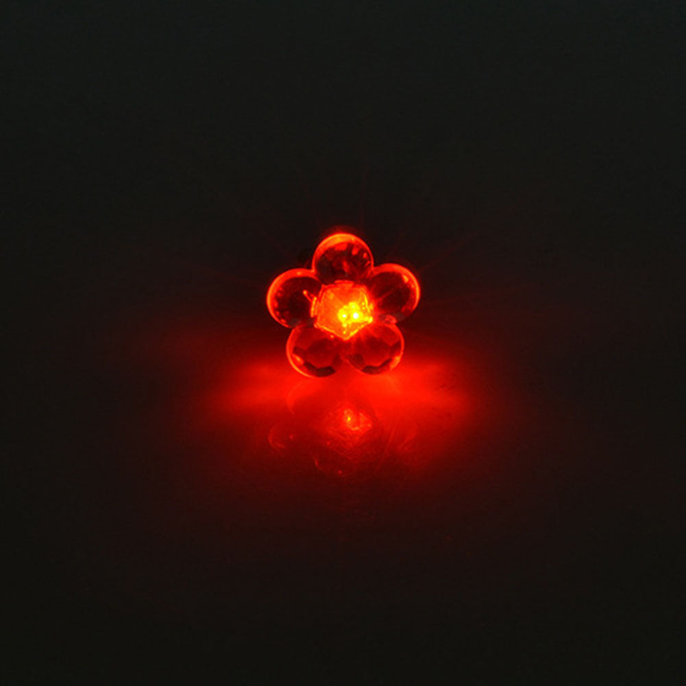 6 Colors ! New Design Personality Lovely Flower LED Luminous Earrings Women Jewelry Glow In The Dark Earrings