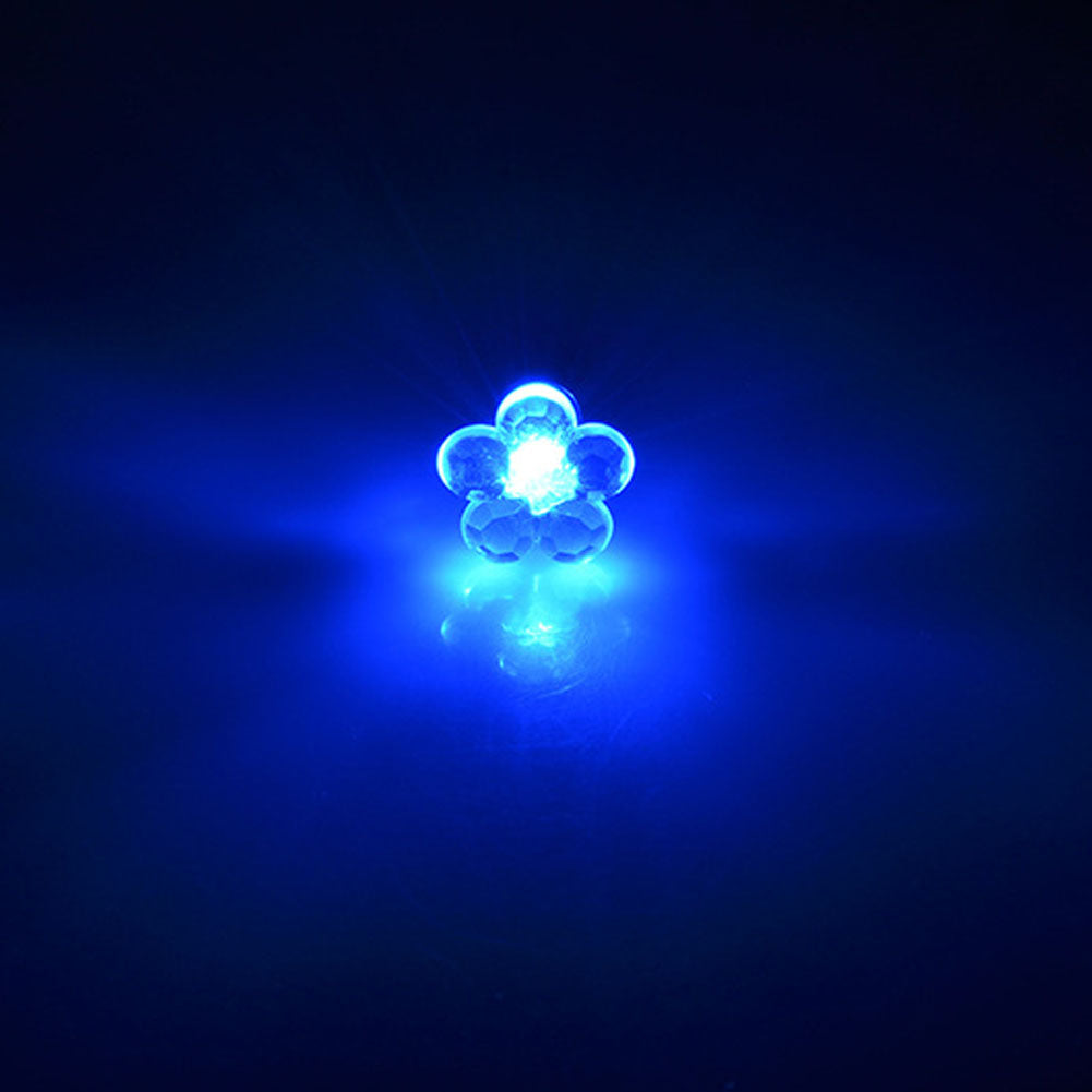 6 Colors ! New Design Personality Lovely Flower LED Luminous Earrings Women Jewelry Glow In The Dark Earrings
