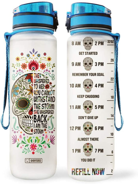 Sugar skulls Sport Water Bottle 32oz