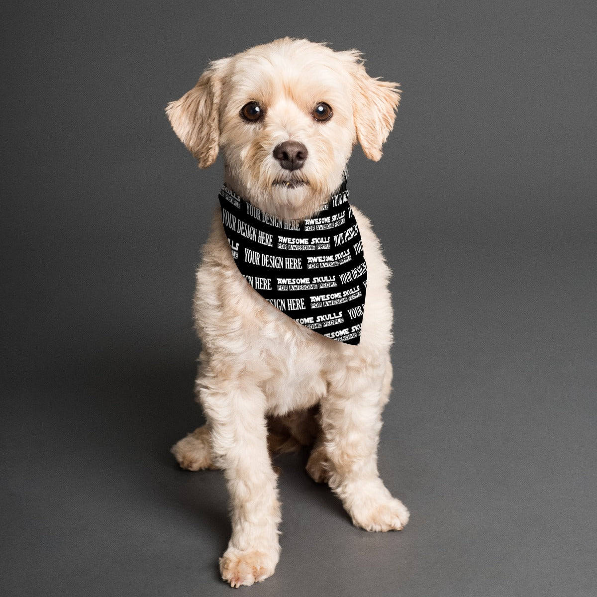 Custom Print on demand POD Pet's Scarf