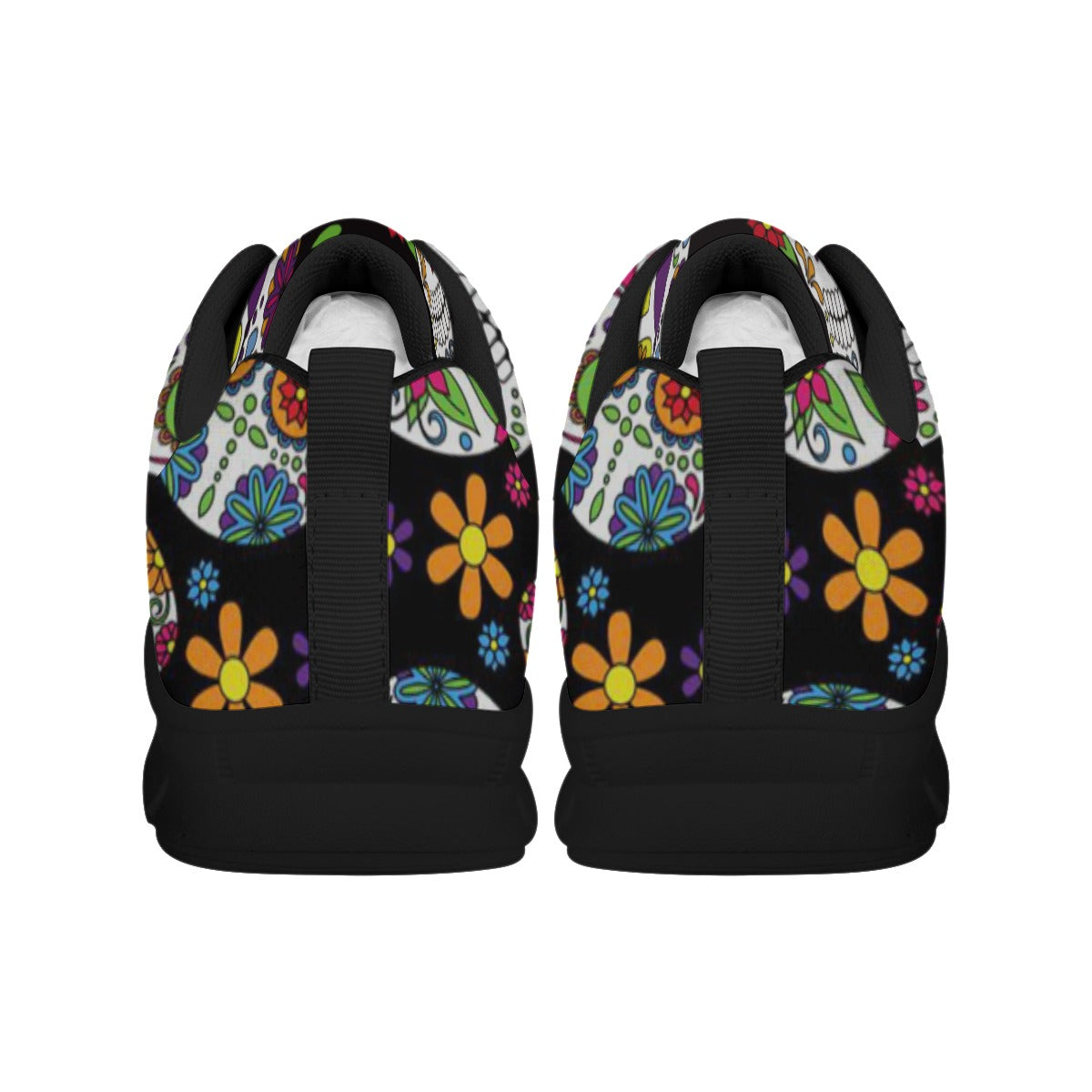 Sugar skull Day of the dead Women's Sports Shoes, Dia de los muertos skull skeleton shoes sneakers