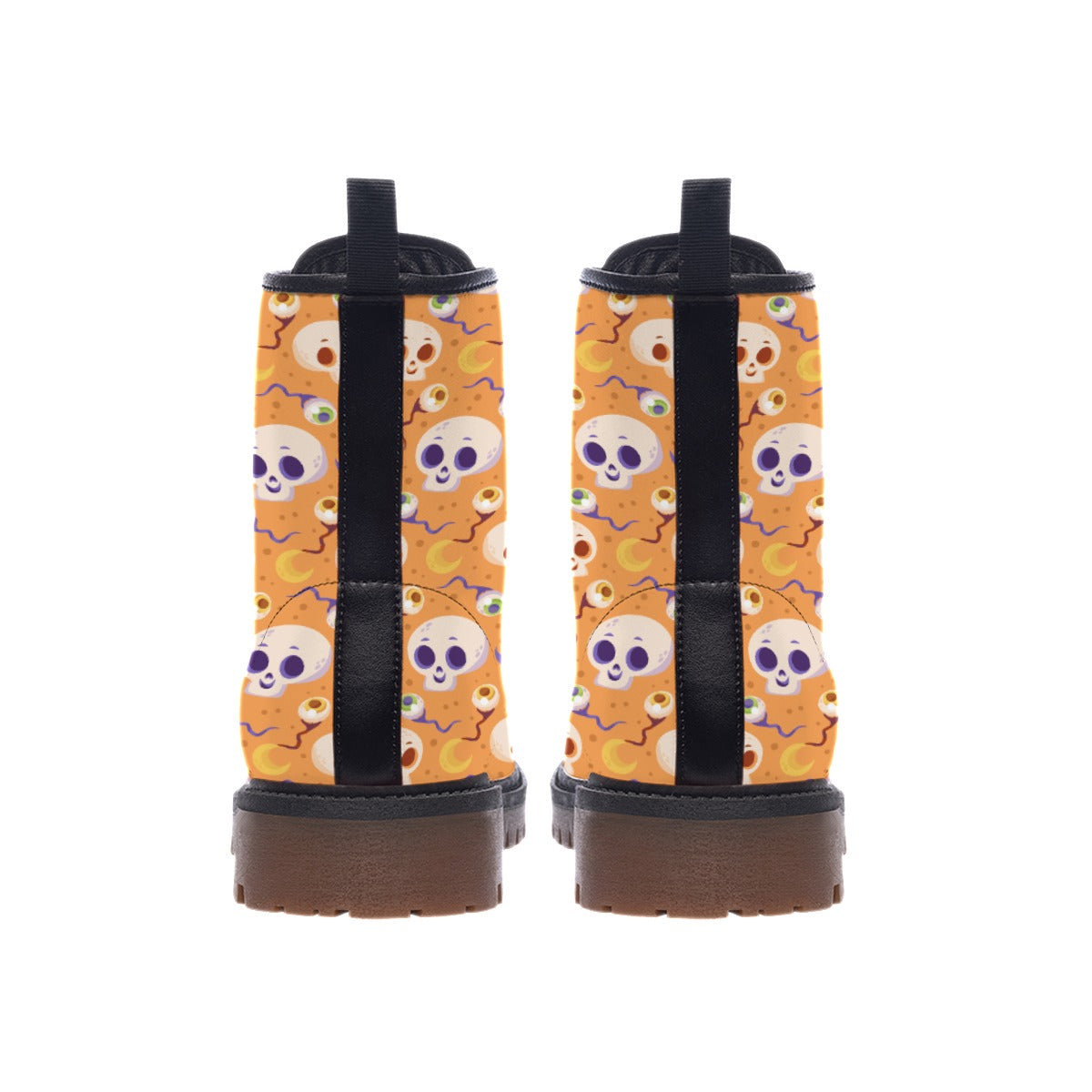 Halloween skull Women's Martin Short Boots