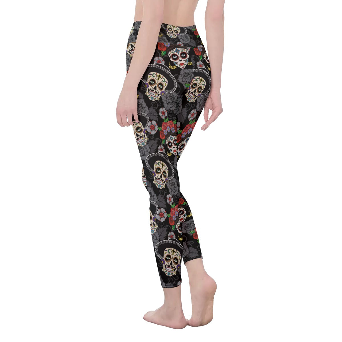 Sugar skull All-Over Print Women's Casual Leggings