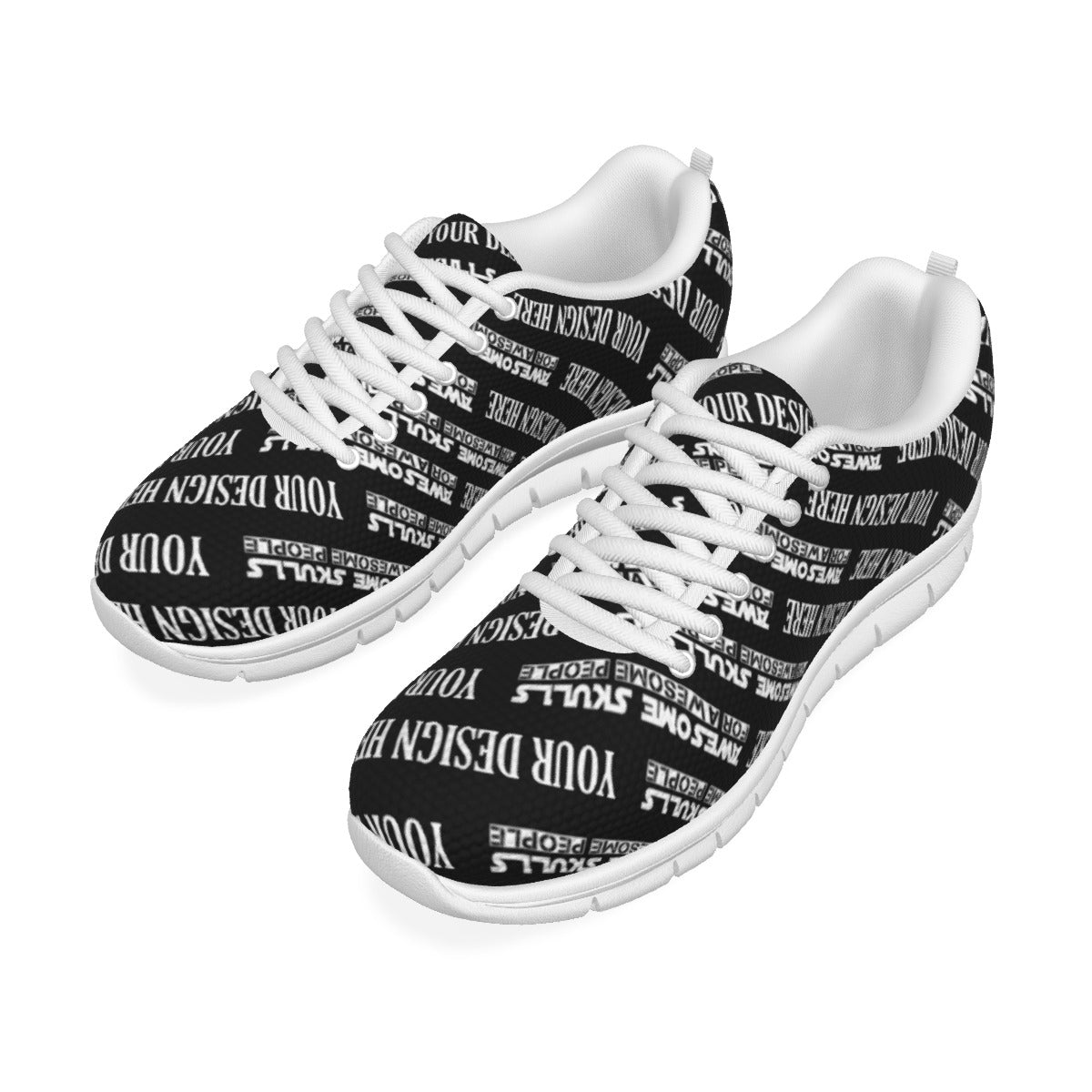 Custom Print on demand POD Women's Sports Shoes