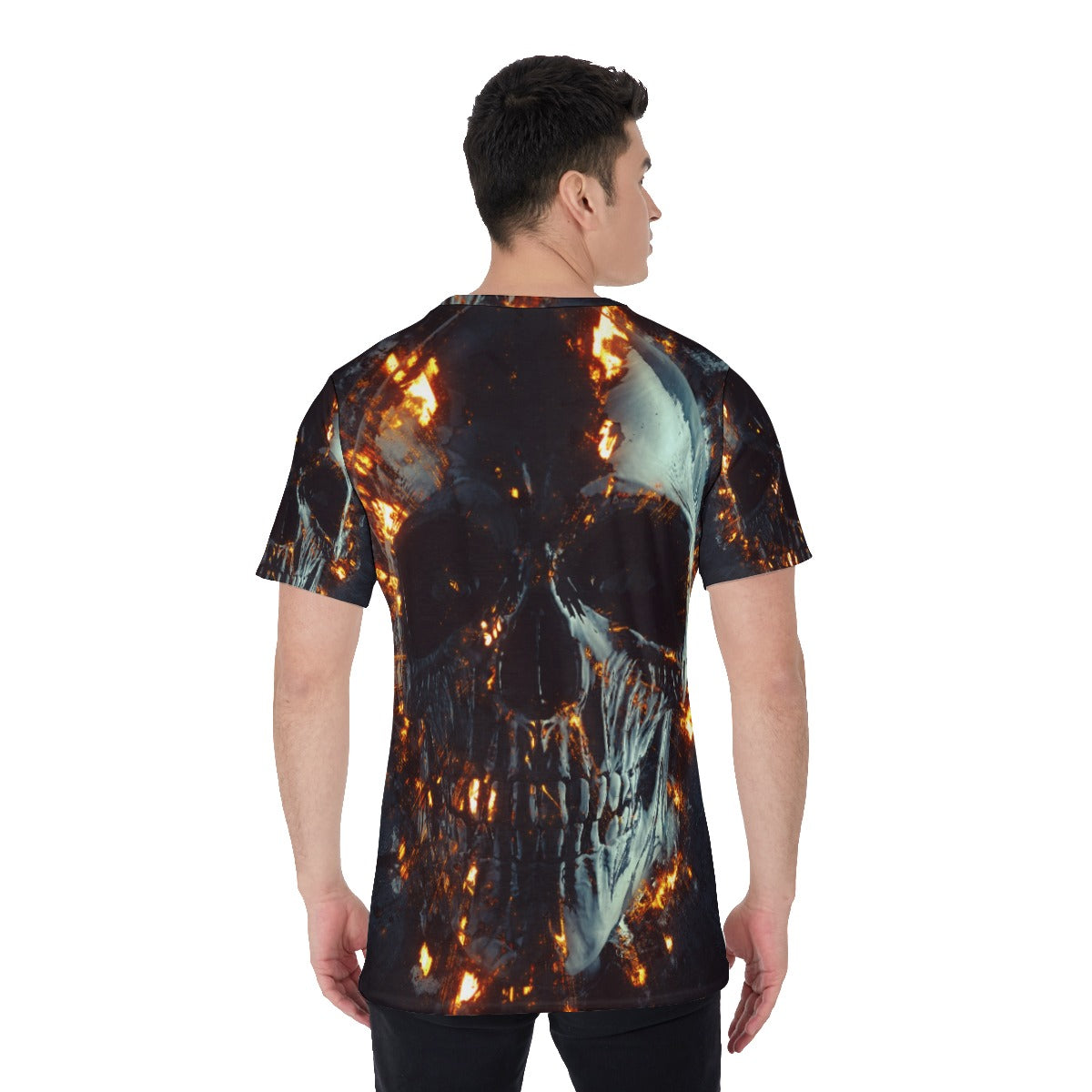 Skull Halloween Gothic Men's O-Neck T-Shirt