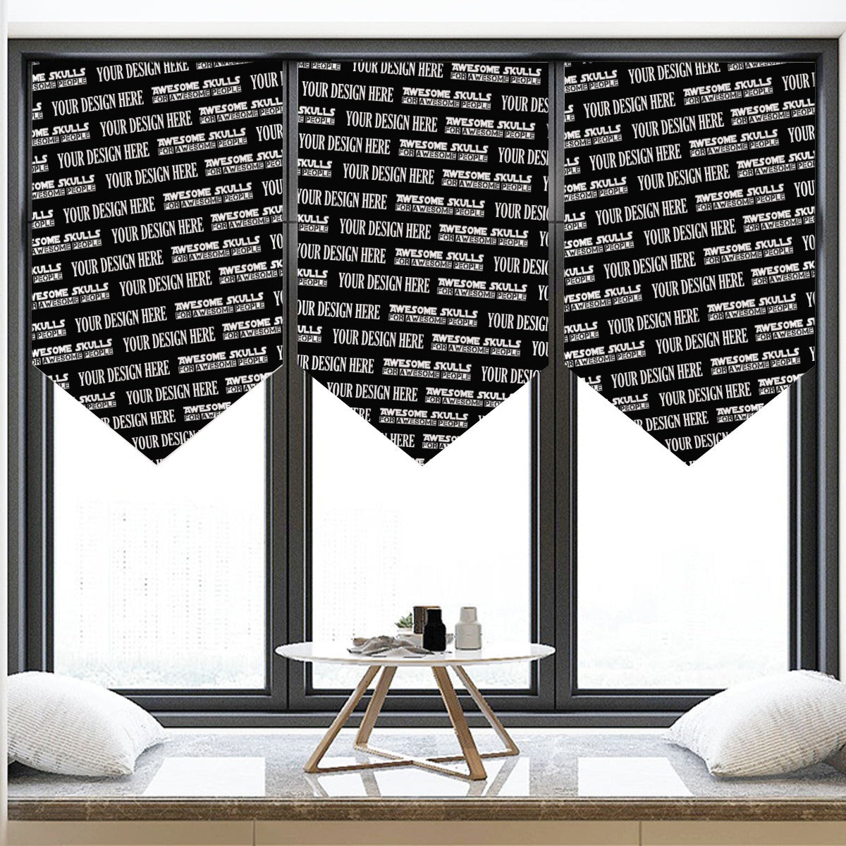 Custom Print on demand POD All-Over Print Pennant(3pcs)