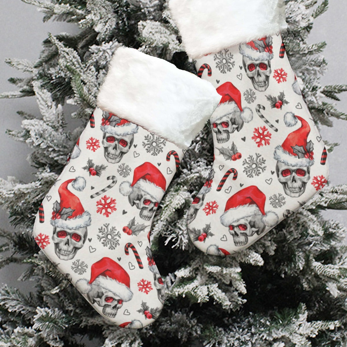 SKull All-Over Print Christmas Socks