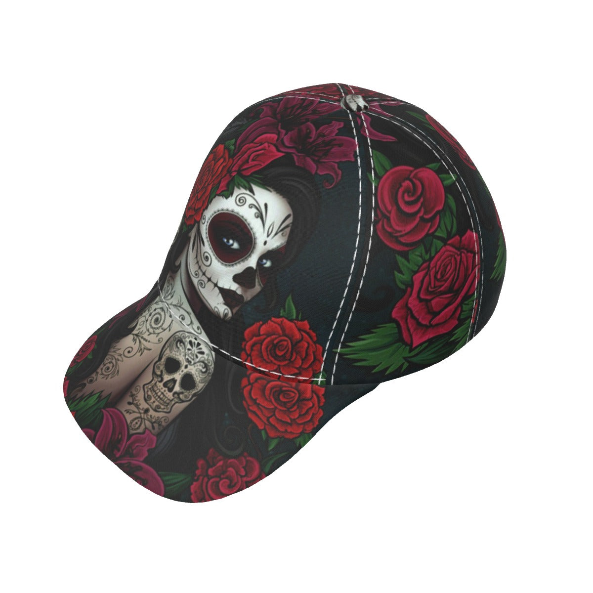 Sugar skull All-Over Print Peaked Cap Hat