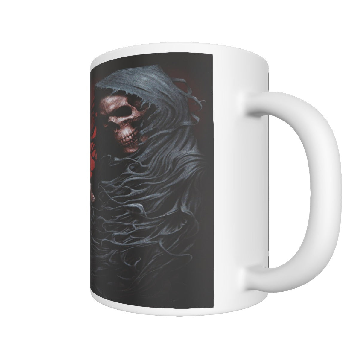 Grim reaper gothic skeleton ceramics mug