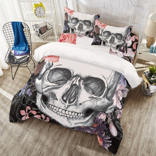 Sugar skull Four-piece Duvet Cover Set