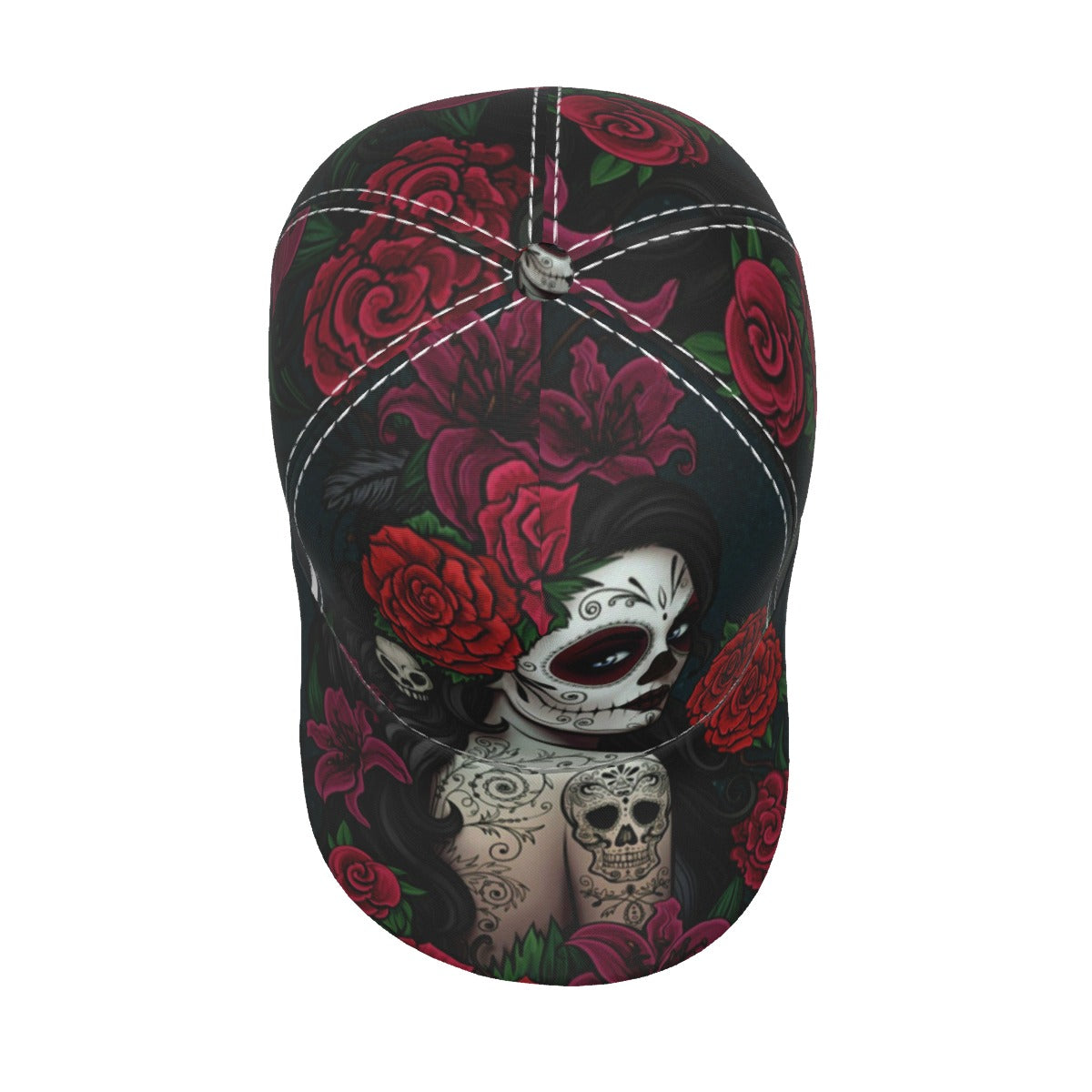 Sugar skull All-Over Print Peaked Cap Hat