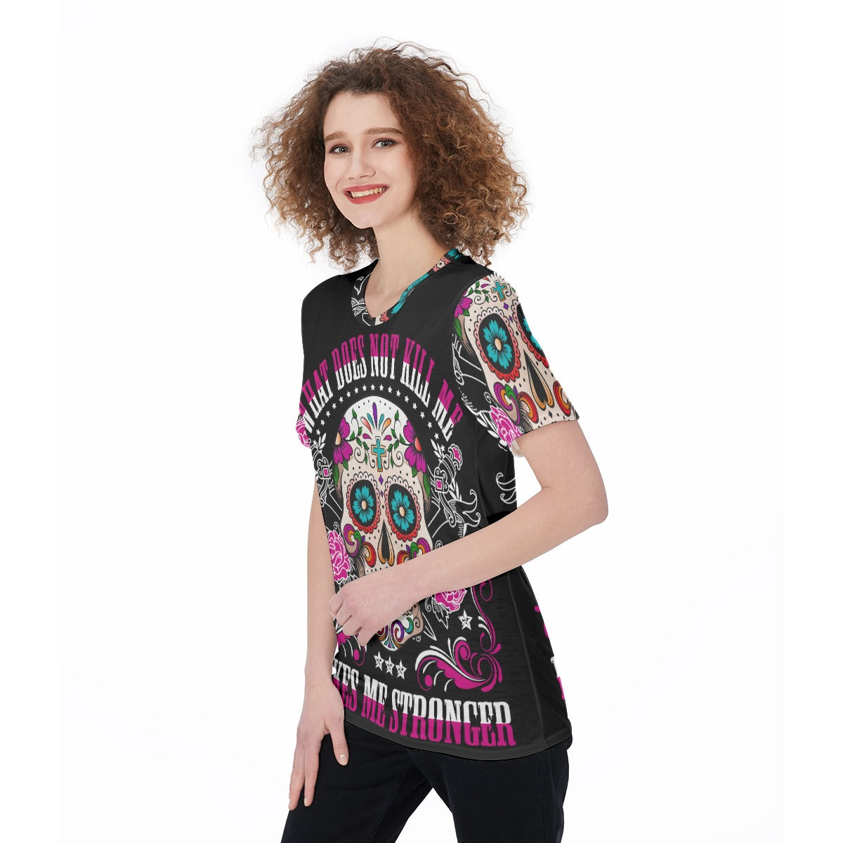 WHAT DOES NOT KILL ME - Women'S O-Neck T-Shirt