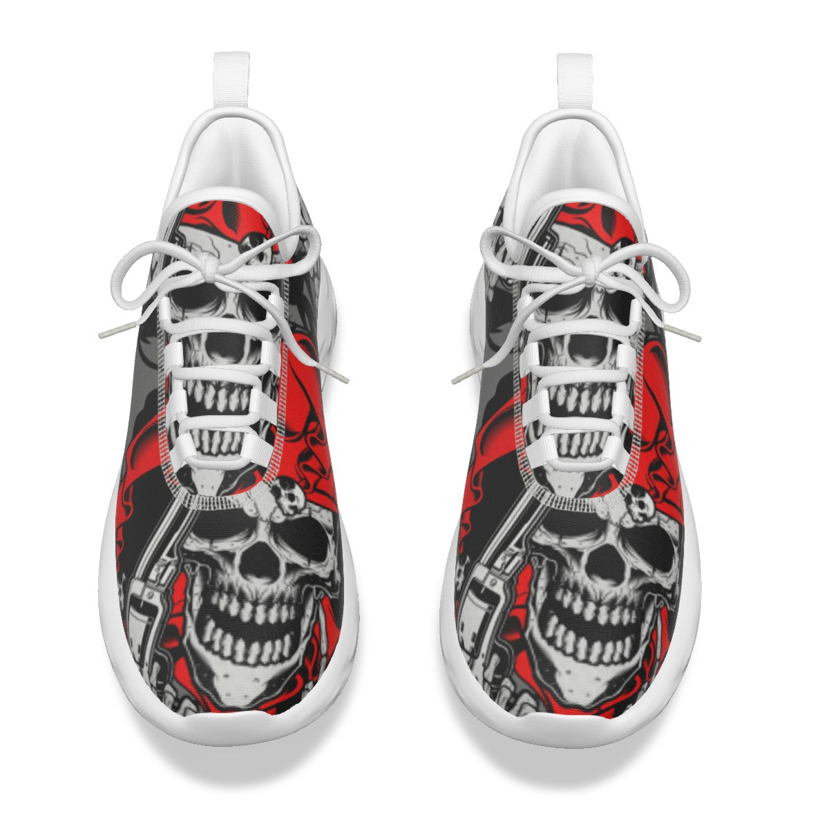 Gothic skull men's shoes