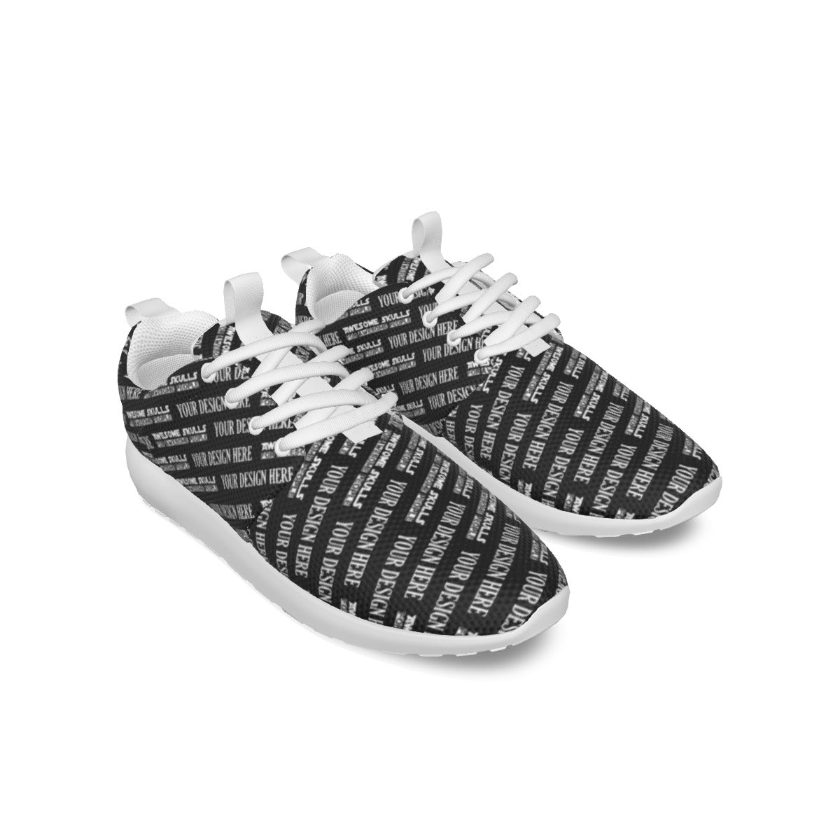 Custom Print on demand POD Women's Light Woven Running Shoes