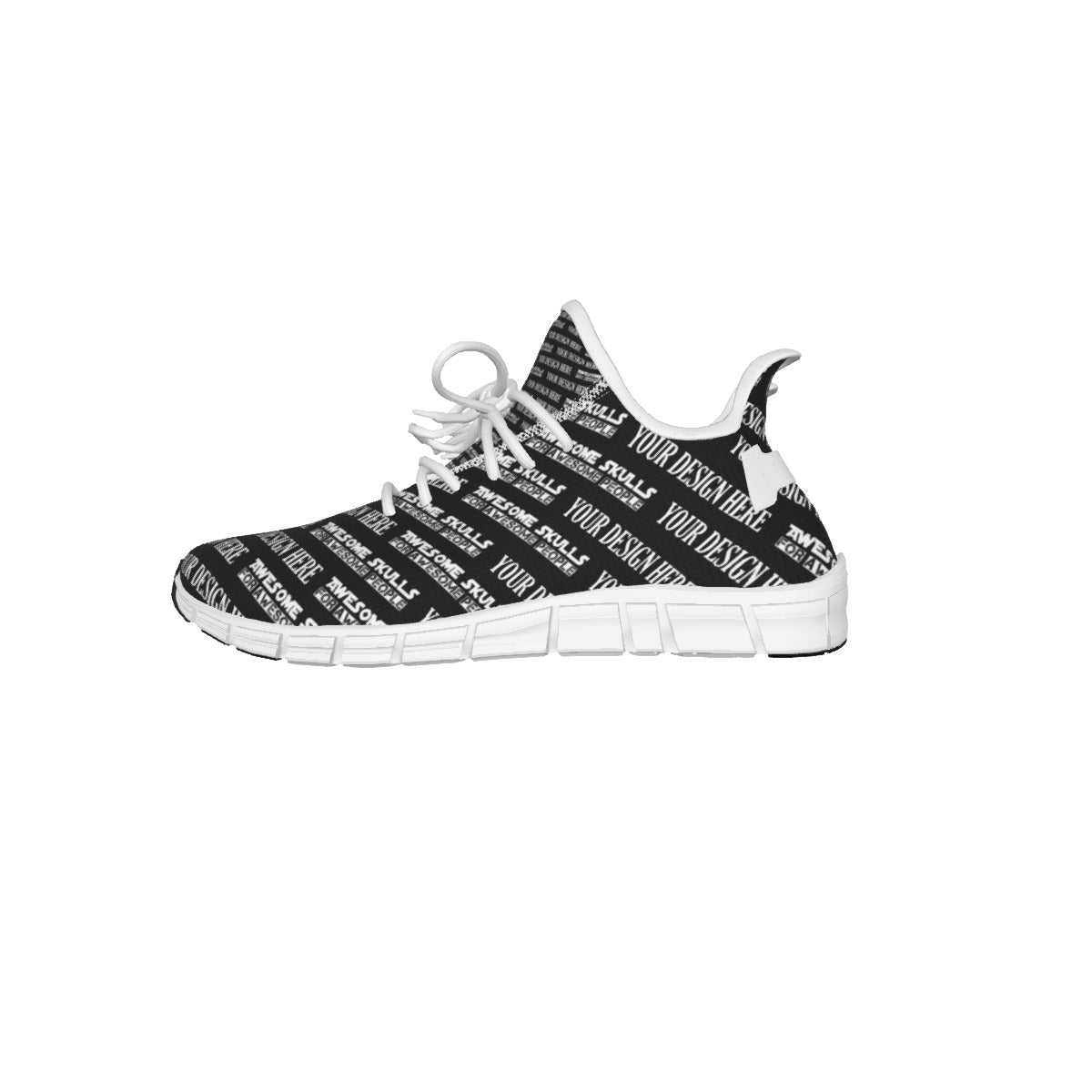 Custom Print on Demand POD Light woven running shoes
