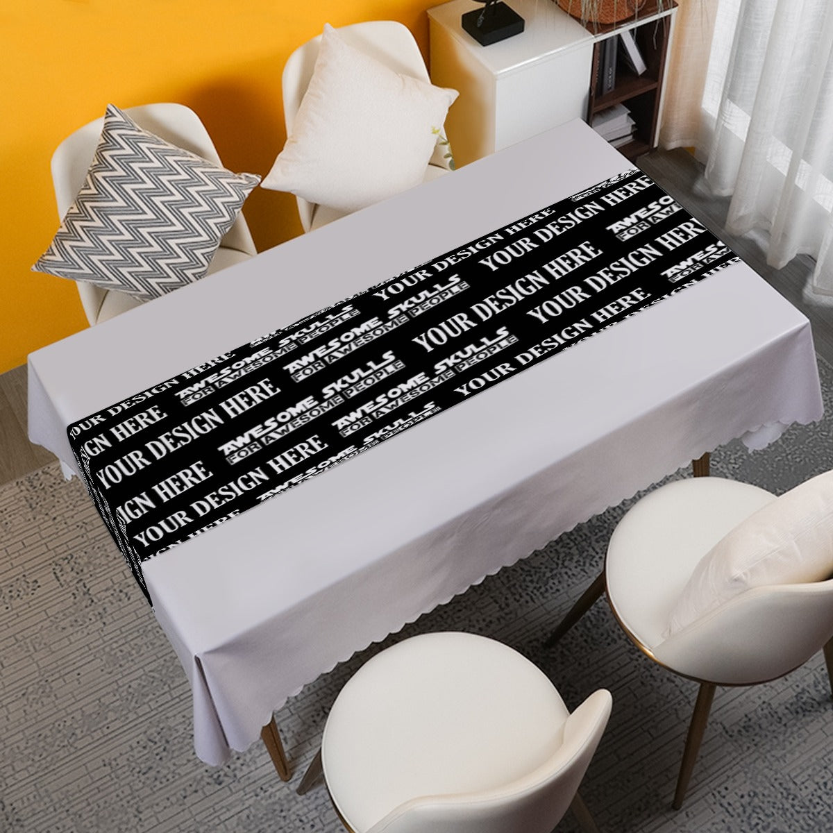 Custom Print on demand POD Table Runner | Rectangle 270(gsm)