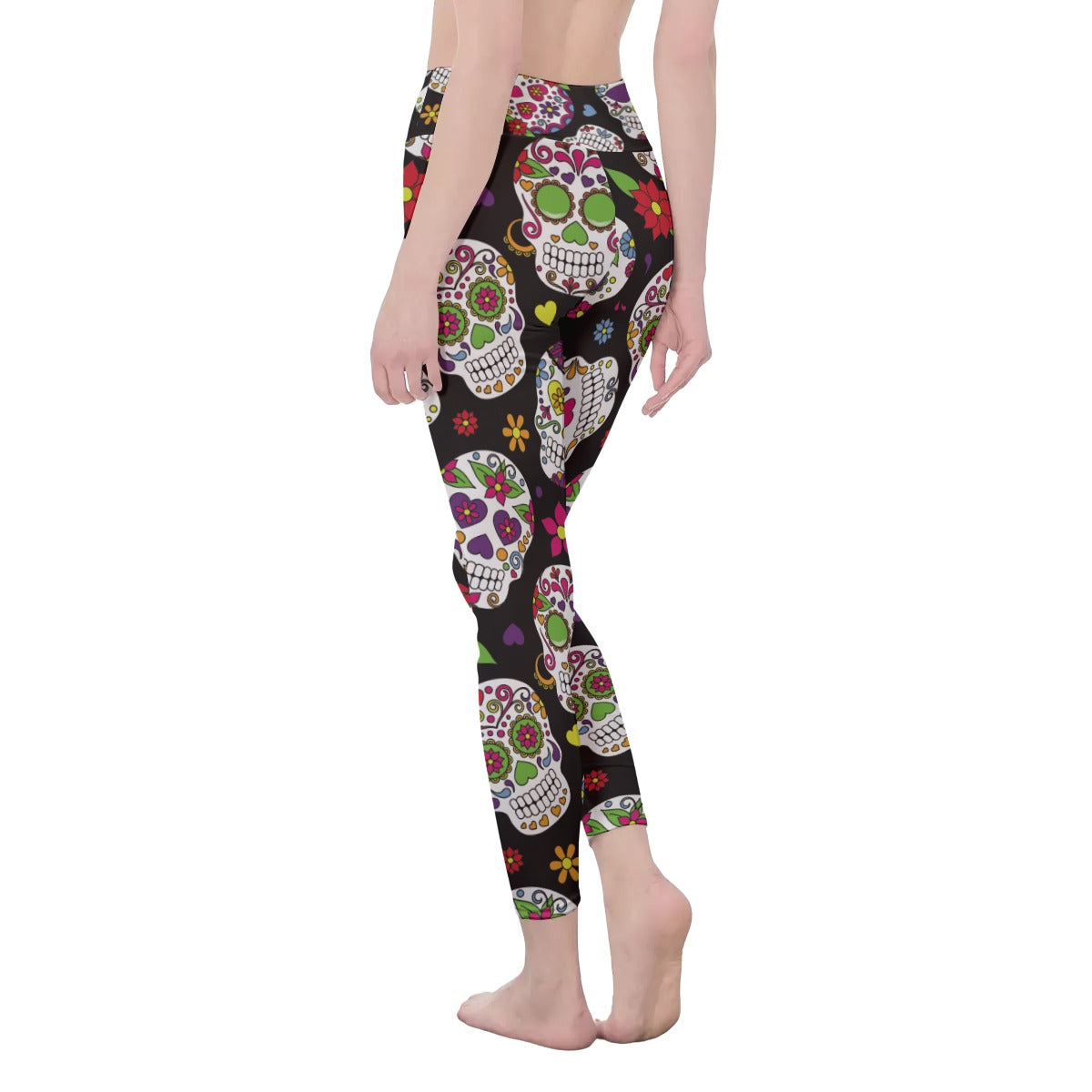 Sugar skull All-Over Print Women's Casual Leggings