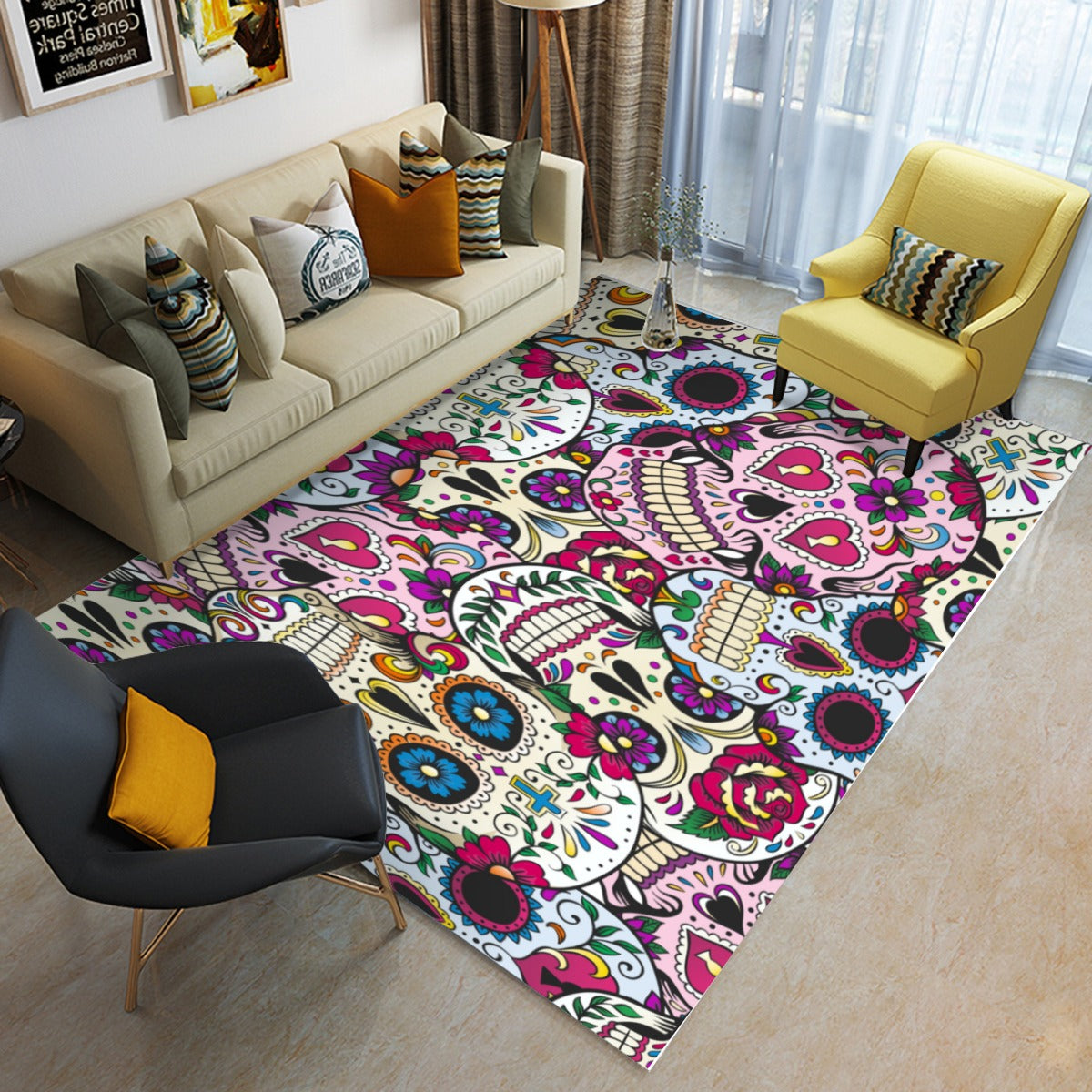 Foldable Rectangular Floor Mat