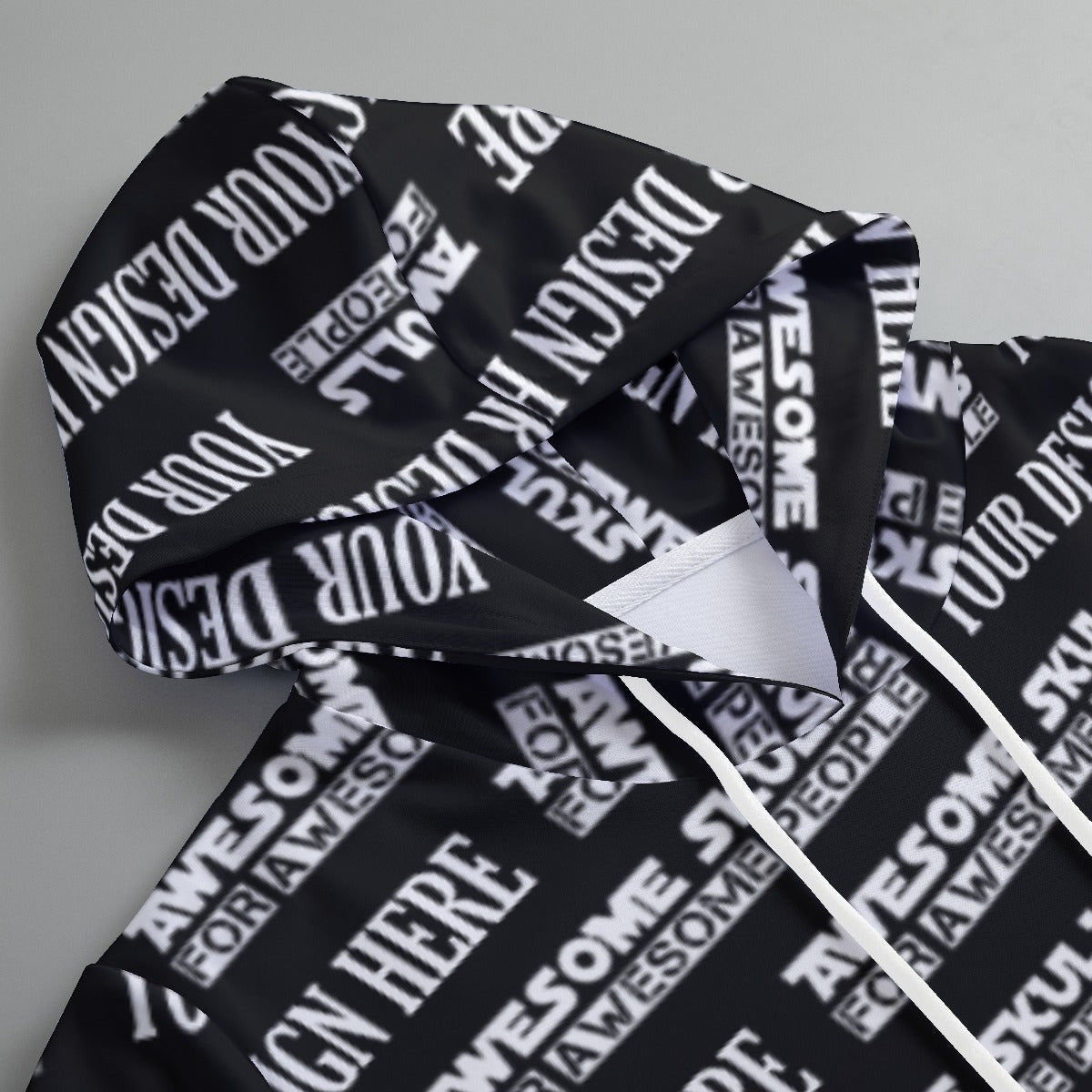 Custom print on demand pod Women's Hoodie Pullover Hoodie With Drawstring