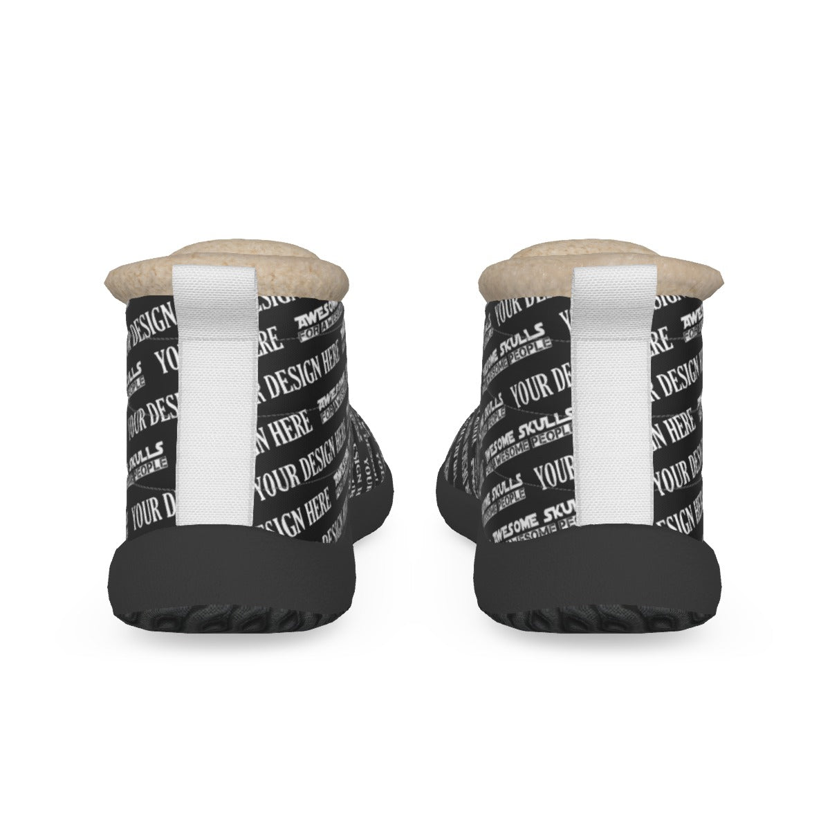 Custom Print on demand POD Women's Plush Boots