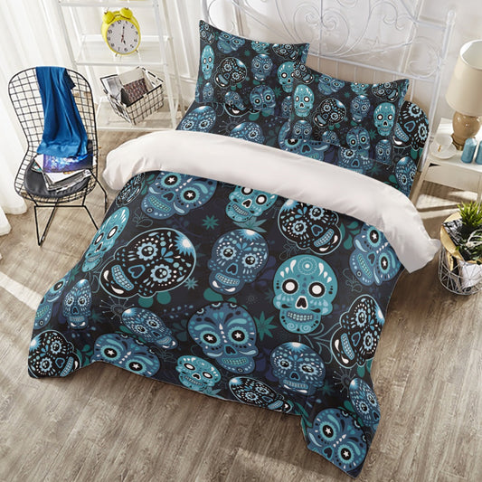 Dia de los muertos Candy skulls Four-piece Duvet Cover Set